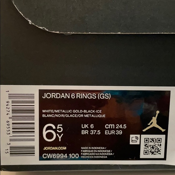 Jordan 6 Rings - Picture 5 of 5